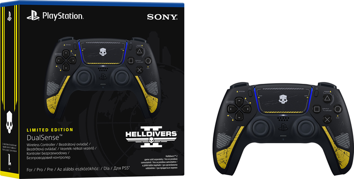 Бездротовий геймпад Sony PlayStation Dualsense BT Helldivers 2 Limited Edition для PS5/PS5 Pro/PS5 Digital Edition (1000047305) (955555910415866) - Уцінка - зображення 2
