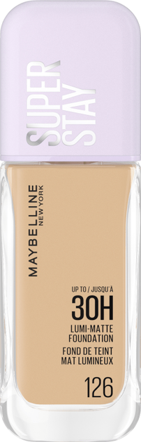 Podkład matujący Maybelline New York Superstay Lumi 126 30 ml (3600531691905) - obraz 1
