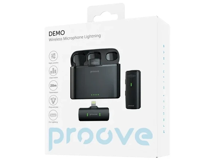 Мікрофон Proove Demo Lightning Black (PMDM00010102) - изображение 2