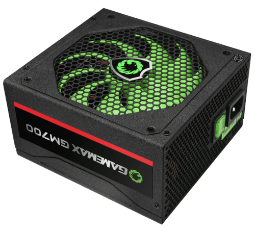 Блок живлення 700 Вт, GameMax GM-700, Black, напівмодульний, 80+ Bronze, Active PFC, 14 см, 3xMolex / 6xSATA / 2x6+2-pin / 1x4+4-pin / 1x20+4-pin, захист OVP / UVP / OCP / OLP / OPP / SCP - изображение 2