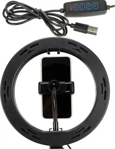 Холдер Selfie + LED 20см XO BGD002/SMN-8 лампа-трипод - изображение 4