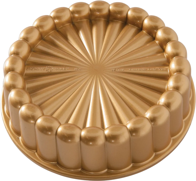 Forma do pieczenia babki Nordic Ware złota 22 x 22 x 5.7 cm (0011172835772) - obraz 1