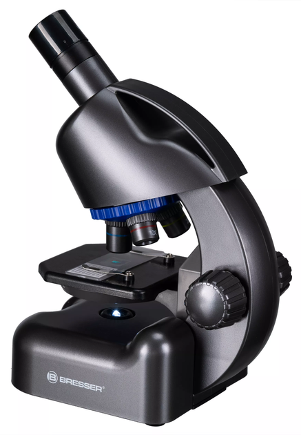 Мікроскоп Bresser Junior CM-04 100x-900x Black з набором для дослідів і адаптером для смартфона - изображение 4