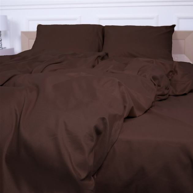 Простирадло на резинці MirSon №19-1230 Friar Brown Mikrosatin Premium 160x190x25 см від Rozetka на платформі USKIDKA Акція на Простирадло на резинці MirSon №19-1230 Friar Brown Mikrosatin Premium 160x190x25 см від Rozetka