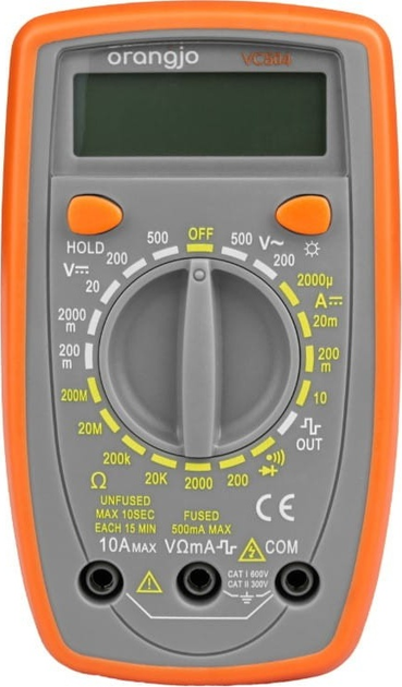 Універсальний мультиметр DPM Orangjo VC504 (5350673902831) - зображення 3