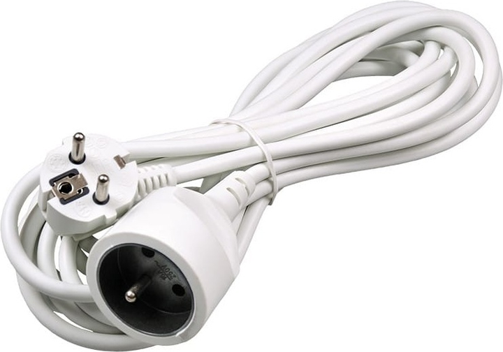 Подовжувач DPM 1 розетка 10 м White (5906881207529) - зображення 2