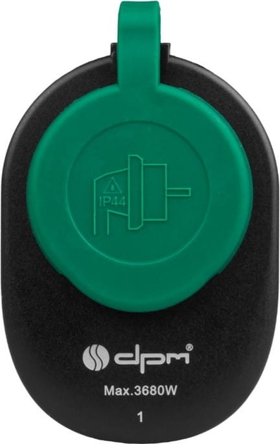 Zestaw inteligentnych gniazd DPM DT44 IP44 3 szt. Black (5906881220696) - obraz 4