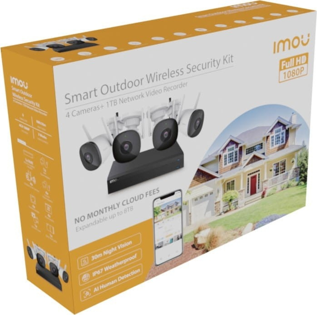 Комплект бездротового відеоспостереження IMOU WiFi 2 Мп (IM-CCTV-KIT-LITE) - зображення 2
