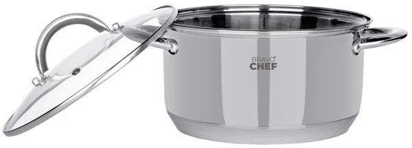 Каструля Bravo Chef з кришкою 22 см 4.35 л (6900067208705) - зображення 2