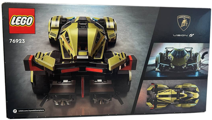 Zestaw klockow LEGO Speed Champions Luksusowe Lamborghini Lambo V12 Vision GT 230 elementow (76923) (955555909516906) - Outlet - obraz 5