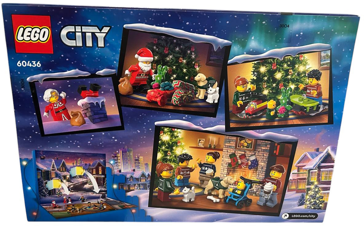 Kalendarz adwentowy LEGO City na 2024 rok 195 elementow (60436) (955555908831447) - Outlet - obraz 3