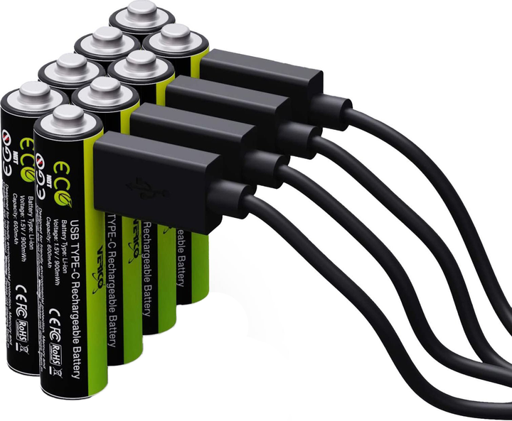 Акумулятор Verico Loop Energy AAA USB Type-C 900mWh/600mAh Li-ion 8 шт. (1BTOV-A2WECD-NN) - зображення 2