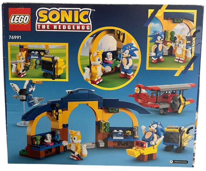 Zestaw klockow LEGO Tails z warsztatem i samolot Tornado 376 elementow (76991) (955555908913633) - Outlet - obraz 2