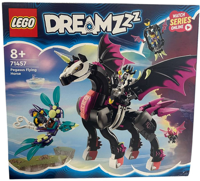 Zestaw klockow LEGO DREAMZzz Latajacy kon Pegasus 482 elementy (71457) (955555908902511) - Outlet - obraz 2