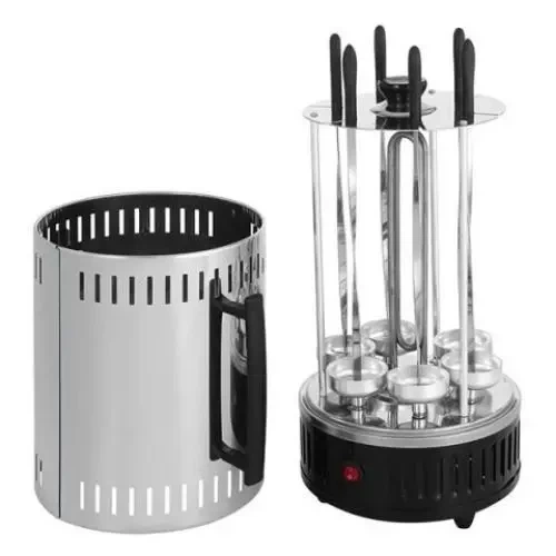 Електрошашличниця Bbq Domotec MS-7781 шашличниця на 5 шампуров 1000W - зображення 4