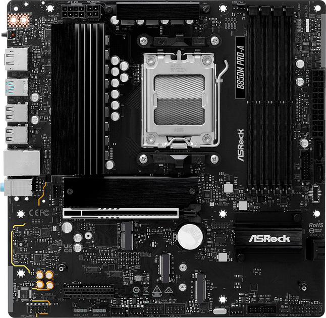 Материнська плата ASRock B850M Pro-A (sAM5, AMD B850, PCI-Ex16) - зображення 1