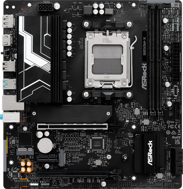 Материнська плата ASRock B850M-X (sAM5, AMD B850, PCI-Ex16) - зображення 1