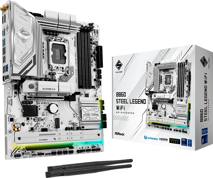 Płyta główna ASRock B860 Steel Legend Wi-Fi (s1851, Intel B860, PCI-Ex16) - obraz 5