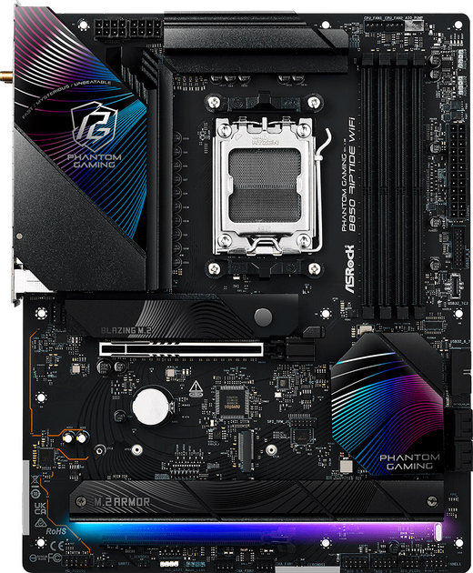 Материнська плата ASRock B850 Riptide Wi-Fi (sAM5, AMD B850, PCI-Ex16) - зображення 1