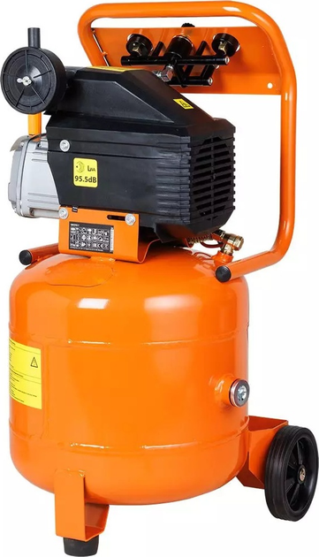 Масляний компресор NEO Tools вертикальний 40 л 230 В 12K010-1 (5907558479607) - зображення 2