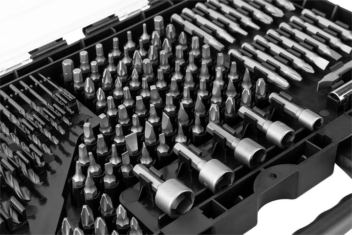 Набір свердл і біт Graphite 56H623 120 шт. (5902062046239) - зображення 3