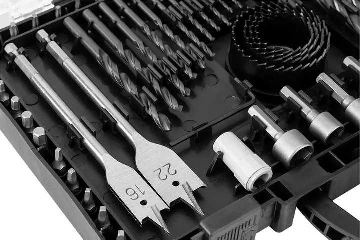 Набір свердл і біт Graphite 56H621 90 шт. (5902062024534) - зображення 3