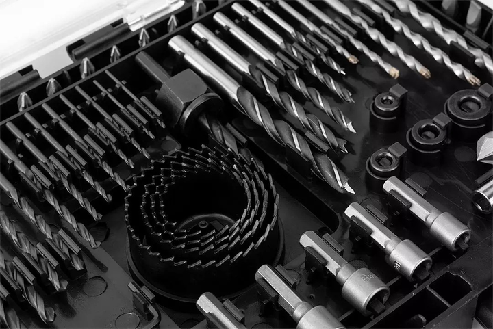 Набір свердл і біт Graphite 56H621 90 шт. (5902062024534) - зображення 4