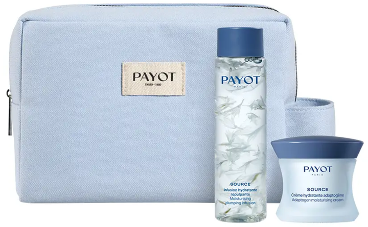 Zestaw do pielęgnacji twarzy Payot Source Krem nawilżający Adaptogen 50 ml + Balsam nawilżający 125 ml (3390150595615) - obraz 1