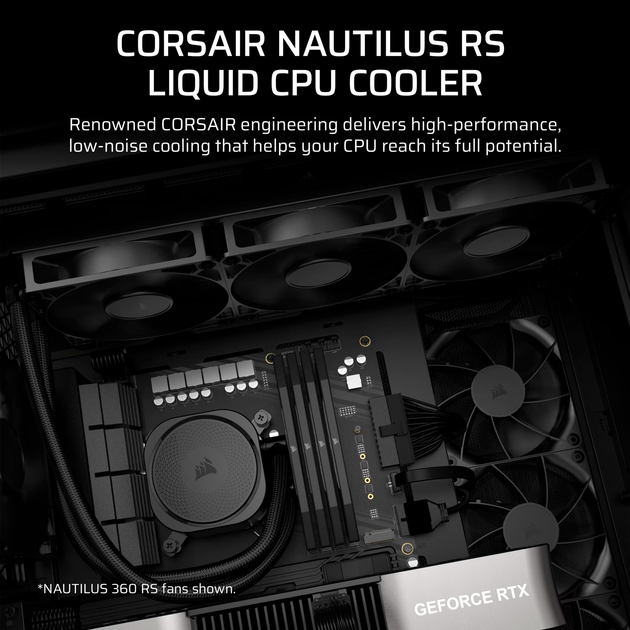 System chłodzenia wodą Corsair Nautilus 240 RS Black (CW-9060088-WW) - obraz 10