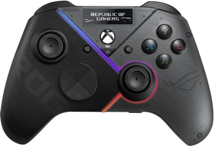 Геймпад бездротовий/дротовий ASUS ROG Raikiri Pro (90GC00W0-BGP000) - зображення 1