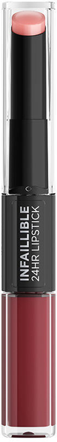 Szminka do ust L'Oreal Paris Infallible 24H 2 w 1 502 Red To Stay 5.7 g (3600524079529) - obraz 1