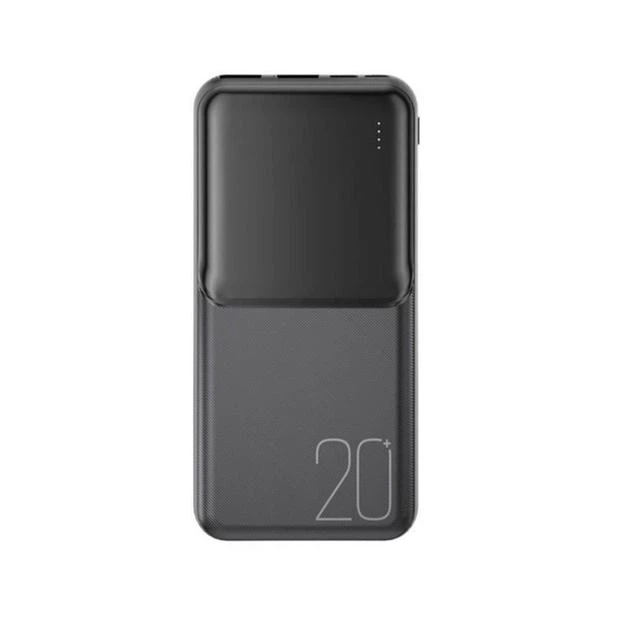 Повербанк XO PR252 Lighted Mobile Power 20000 mAh Чорний – фото