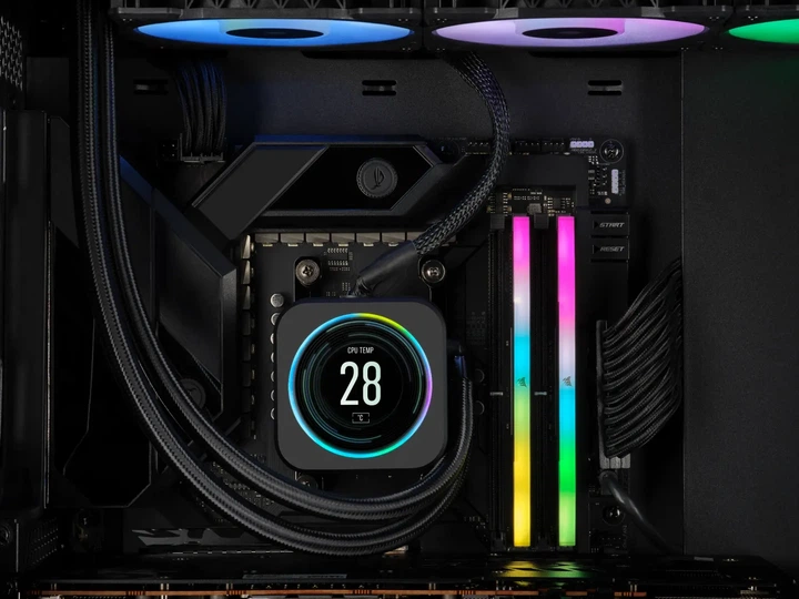 Оперативна пам'ять Corsair DDR5-5200 16384MB PC5-41600 Vengeance RGB Black (CMH16GX5M1B5200Z40) - зображення 5