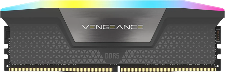 Оперативна пам'ять Corsair DDR5-5200 32768MB PC5-41600 Vengeance RGB Black (CMH32GX5M1B5200Z40) - зображення 1