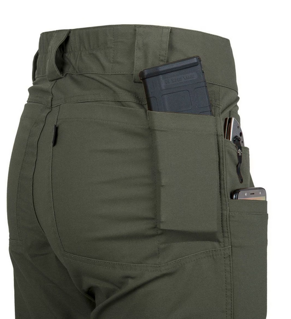 Брюки Helikon Greyman Tactical DuraCanvas, Taiga Green, W34/L32 - изображение 8