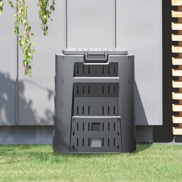 Компостер Prosperplast Compogreen 320 л чорний (проста упаковка) - изображение 2