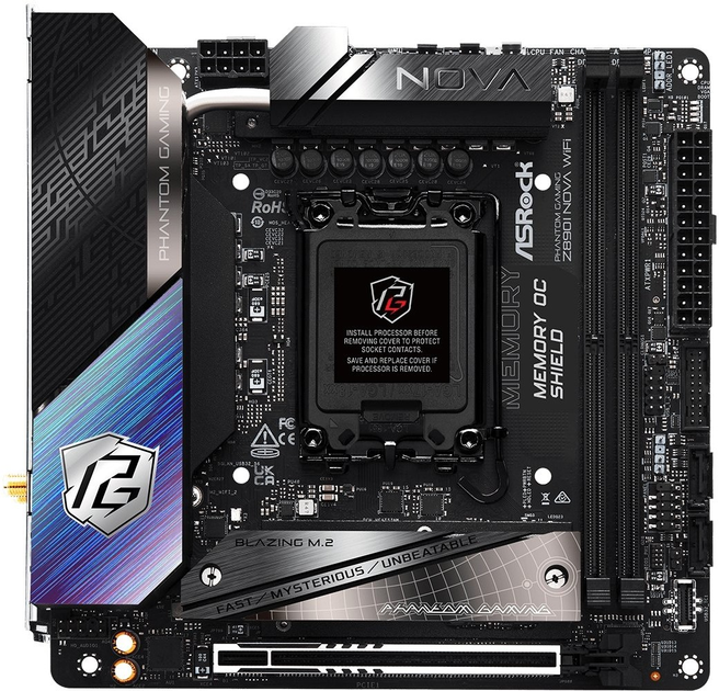 Płyta główna ASRock Z890I Nova Wi-Fi (s1851, Intel Z890, PCI-Ex16) - obraz 2