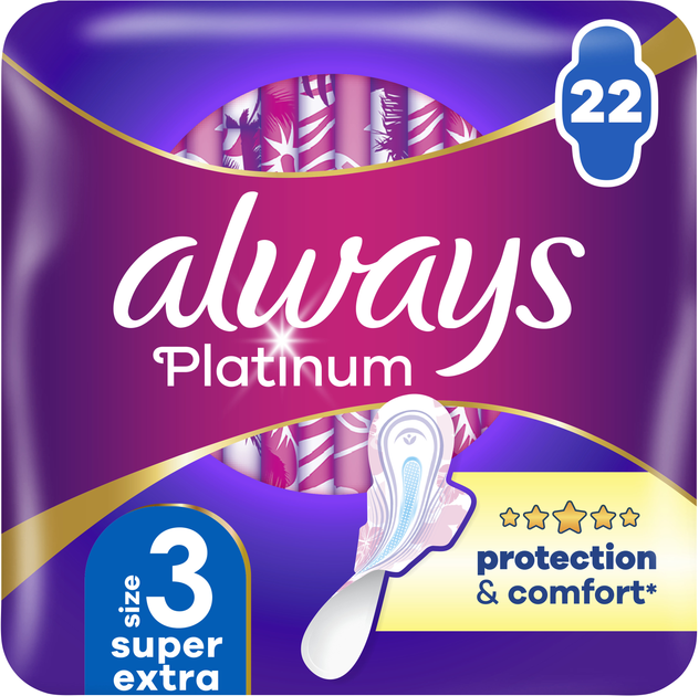 Гігієнічні прокладки Always Platinum Day&Night (Розмір 3) 22 шт (8001841913919) - зображення 1
