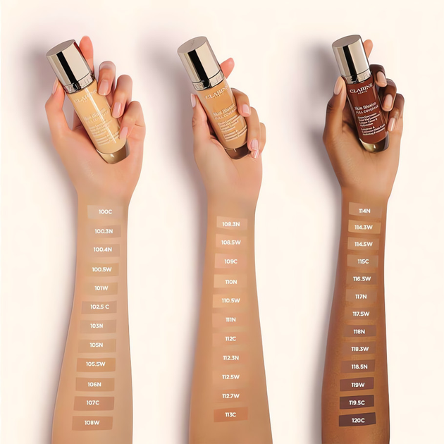 Podkład do twarzy Clarins Skin Illusion Full Coverage 112.3N 30 ml (3666057241482) - obraz 5