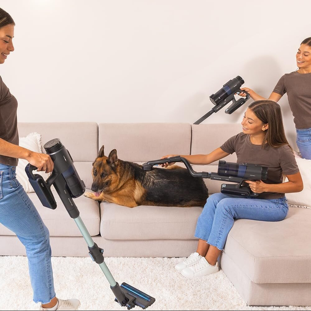 Odkurzacz pionowy akumulatorowy Cecotec Conga Rockstar 1500 Ray Ergowet Animal - obraz 9