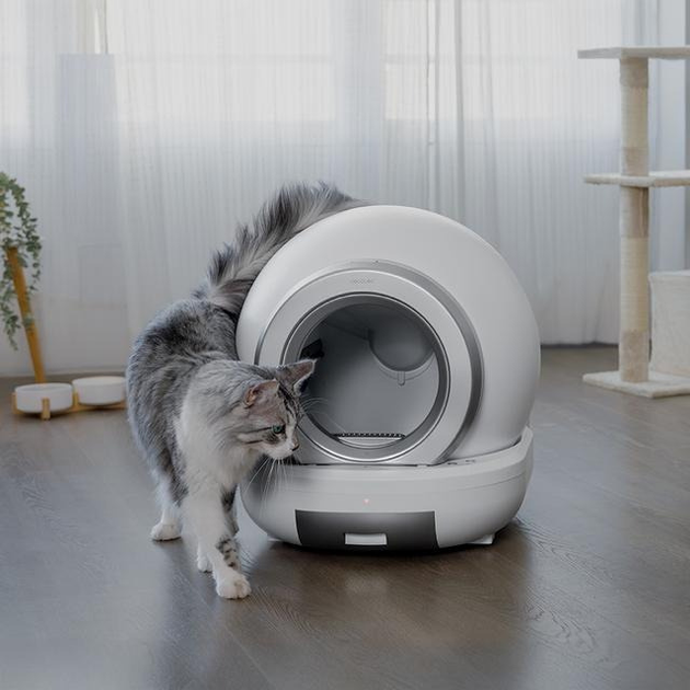 Самоочисний лоток для котів Cecotec Pumba 7000 CleanKitty Compact Connected (8435782140859) - зображення 3