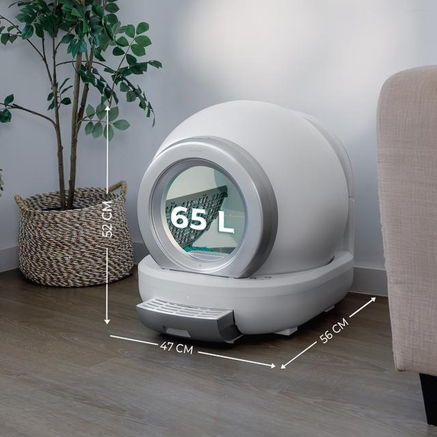 Самоочисний лоток для котів Cecotec Pumba 7000 CleanKitty Compact Connected (8435782140859) - зображення 7