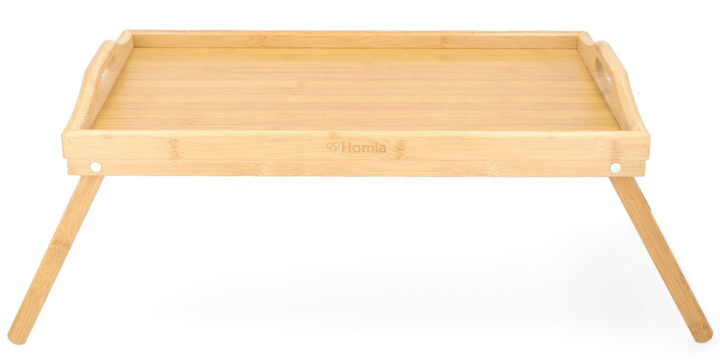 Taca śniadaniowa HOMLA Bambou bambusowa 50 x 30 cm (5902869969090) - obraz 1