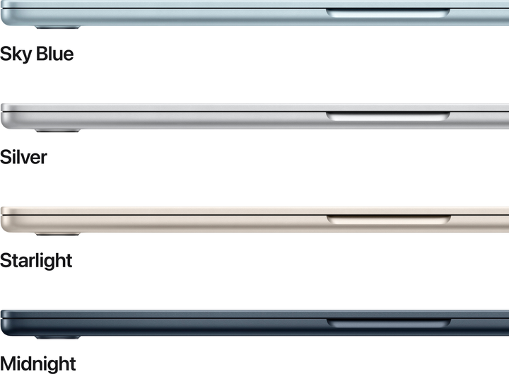 Ноутбук Apple MacBook Air 15.3" M4 16/512GB 2025 (MW1H3RU/A) (QWERTY+кирилиця) Silver - зображення 3