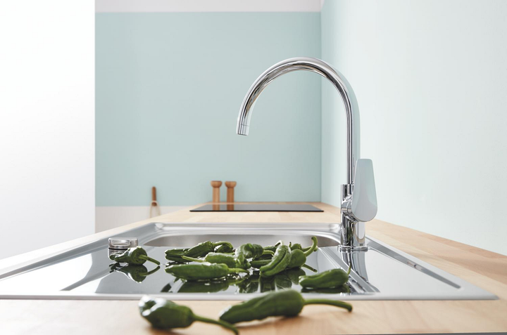 Набір змішувачів GROHE BauEdge 123218K1 + кухонний змішувач (23330000 + 23605000 + 26748003 + 31233001) - зображення 9