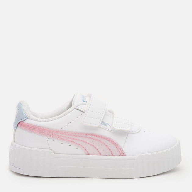 Подростковые кеды для девочки Puma Carina 3.0 Blurry Dreams V 40060901 35 White-Rose Mauve-Cool Weather (4067983967948) 