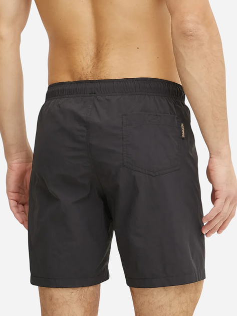 Пляжні шорти чоловічі Napapijri V-Box Logo NP0A4IBK0411 XL Чорні (198265072068) - зображення 2