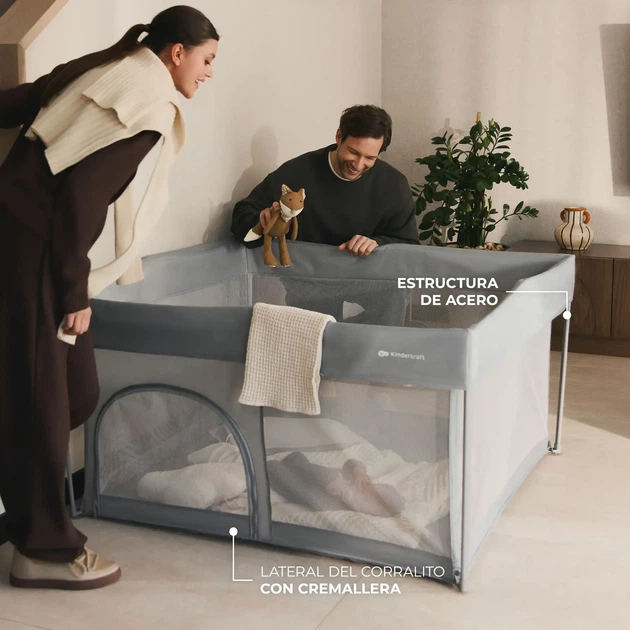 Манеж KinderKraft Ziki Grey (00-00305320) - изображение 12
