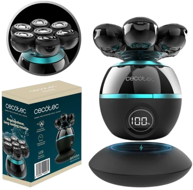 Електробритва Cecotec Bamba PrecisionCare Skull Shaver - зображення 2