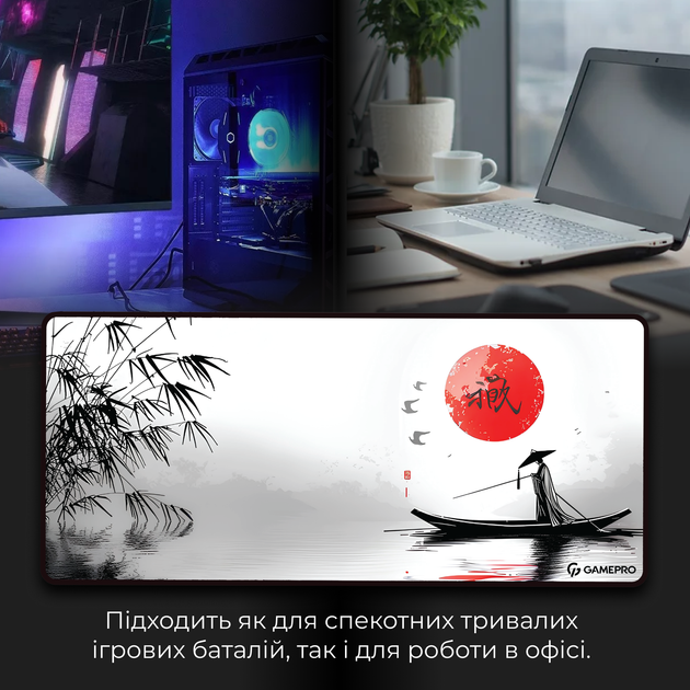 Игровая поверхность Gamepro MP275JR Control/Speed 900 x 400 х 3 мм Grey - изображение 7